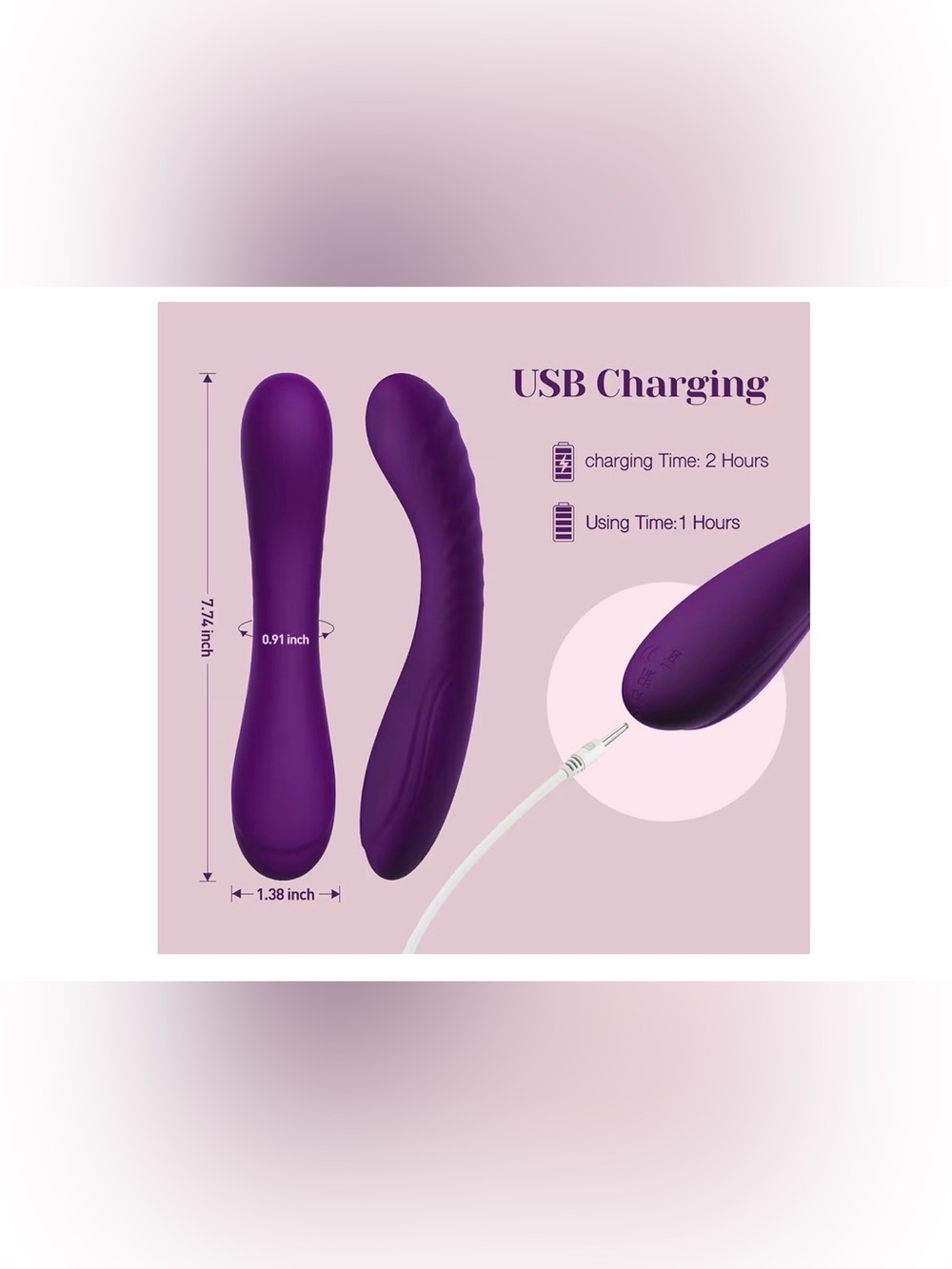 Tracy’s Dog Curve Purple Silicone Tool